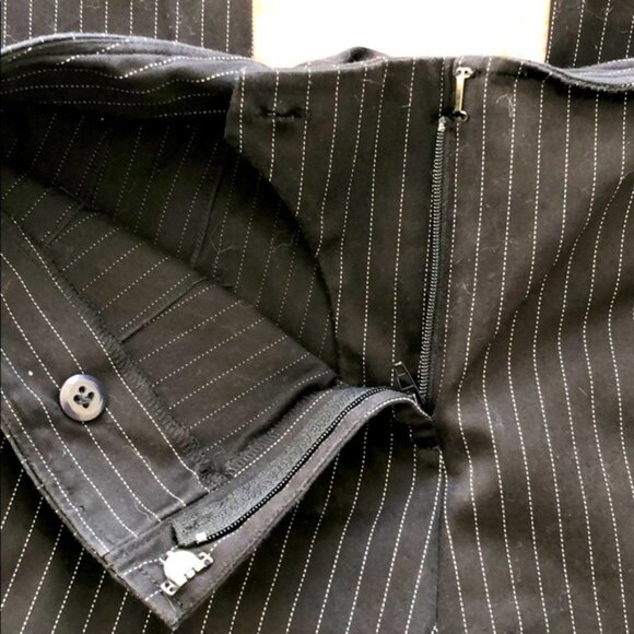 Anne Klein Ladies Dress Pants Size 6 Black w/white - Picture 5 of 6